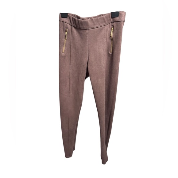 Janie and Jack Faux Suede Pant. Size 7, brown color. - Picture 1 of 3